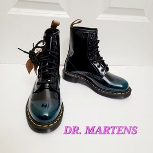 Dr Martens 1460 Vegan Lace-up Boot in Teal